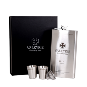 VALKYRIE 발키리 [5월 시즌세일] 힙프라스크 12oz (340ml) 대용량 (국내배송), 1개, 실버, 340ml