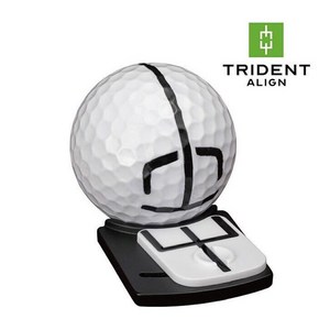 아일랜드수입 골프 볼마카 마크 선물 Golf Tident Align, 1개