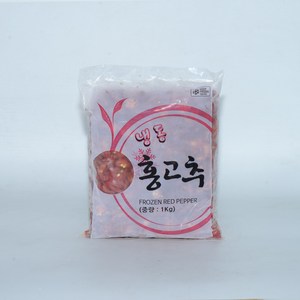 냉동야채 홍고추 슬라이스 1kg, 1개