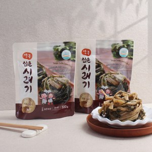 양구 펀치볼 유기농 삶은 시래기 2.4kg(300g*8봉), 8개, 300g