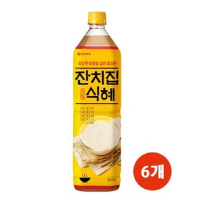 (무료배송) 롯데 잔치집식혜, 6개, 1.5L