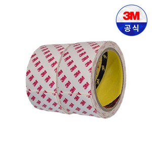 3M PE 폼 양면테이프 4421 흰색 48mm X 2M, 2개