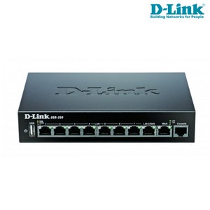 디링크 DSR-250 기업용 VPN Router 8포트 유선 공유기, 1개