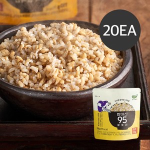 캐다 밥대신 95 칼로리 플레인 곤약잡곡밥, 110g, 20개