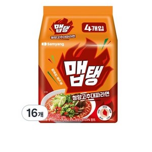 맵탱 청양고추대파라면 110g, 12개