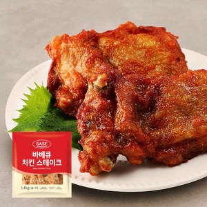 사세 바베큐 치킨 스테이크 1.4kg 냉동 닭다리살, 1개