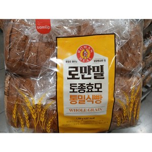 코스트코 삼립 토종 효모 로만밀 식빵 1260G (420G ) /베이커리, 420g, 3개