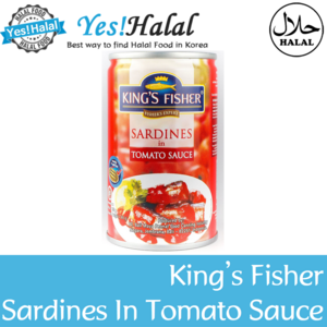 Yes!Global Sadines in Tomato Sauce 토마토소스 정어리 통조림 (155g Indonesia Halal 할랄), 1개, 155g