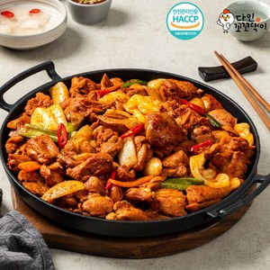 다인꼬꼬댁이 춘천식 수제 양념 닭갈비, 4.매콤순살닭갈비, 500g, 4개