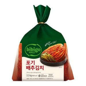 [메가마트]CJ 비비고 포기배추김치 3.3kg, 1개