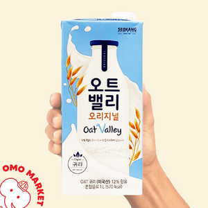 서강유업(주) 오트밸리 오리지널(귀리) 1 000ml, 1L, 5개