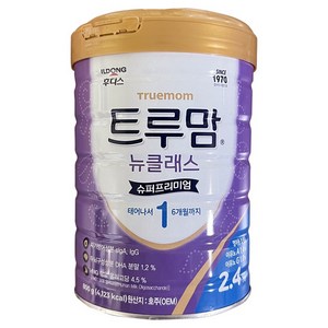 일동후디스 트루맘 뉴클래스 슈퍼프리미엄 분유 1단계 0~6개월, 800g, 4개