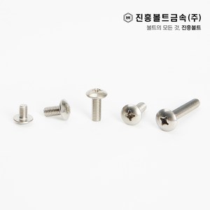 스텐 트러스 머리 볼트(6mm ~ 50mm) M3 M4 M5 M6, 10mm, 1개