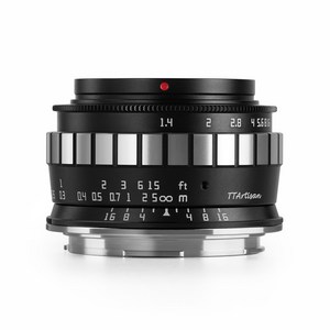 티티아티산 캐논 RF 마운트 APS-C 렌즈 23mm F1.4 블랙실버