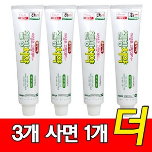 (주)미산약초농장 [3개사면1개더]엄지왕 웰빙치약(1P), 4개, 150g