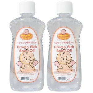 아로마리치 바디오일 마사지오일 베이비 465ml 2개