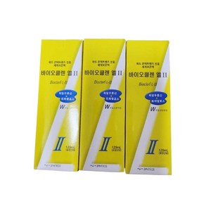 바이오클렌 엘 투 하드렌즈 세척액, 3개, 120ml