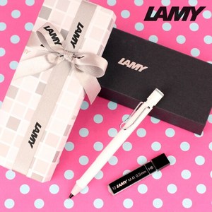 LAMY 라미 사파리 샤프 화이트 무료각인, 색상:사파리 샤프 화이트|사이즈:FF, 단품