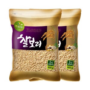 현대농산 국산 찰보리 1.6kg (800gx2봉)124961, 800g, 2개