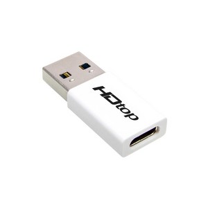 HDTOP Type-C to USB2.0 AM 변환 젠더 HT-3C015 C타입 충전 데이터전송 480Mbps속도 CF-AM, 1개, 1mm