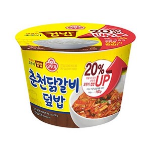 오뚜기 컵밥 춘천닭갈비덮밥, 310g, 1개