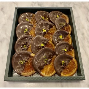 [비쥬느와르/선물강추!!]오랑제뜨/오렌지정과/오렌지초콜릿/수제오렌지정과/수제 오랑제뜨/수제 디저트/오렌지 초콜릿/수제정과/50만 유튜버 픽, 250g, 1개