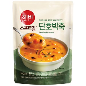 비비고 단호박죽, 420g, 10개