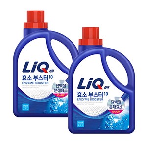 애경 리큐 효소부스터10 액체세제 일반용 용기, 2.7L, 2개