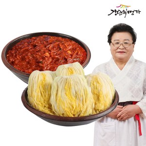 [강순의명가] 절임배추 10kg + 김치양념 4kg, 1개