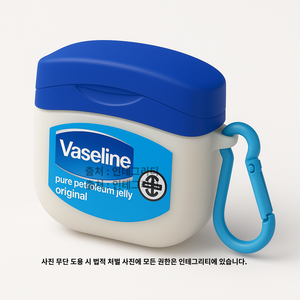 버즈 3 버즈 3 프로 바세린+전 상품 스카이 블루 카라비너 추가!, 바세린케이스, 버즈3프로, 1개