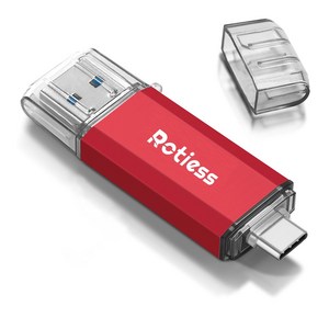 ROTIESS USB3.0 c타입 대용량 유에스비메모리 2in1 핸드폰OTG, 1TB