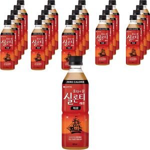 롯데칠성음료 실론티 레몬 제로, 500ml, 24개