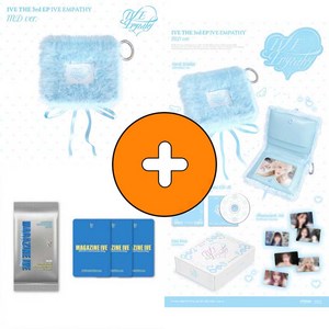 [미개봉]아이브 3집 EMPATHY 엠파시 지갑 MD 한정반+특전.공식포카 1세트(3장), 01.엠파시지갑+공식매거진포카1세트(3장)