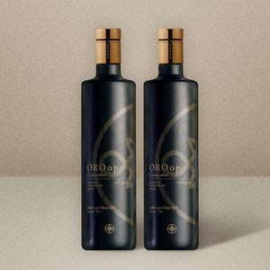 브루아오로 리미티드에디션 유기농 폴리페놀 엑스트라버진올리브오일, 2개, 750ml