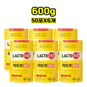 종근당건강 락토핏 생유산균 골드, 100g, 6개