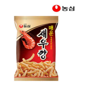 농심 매운새우깡, 90g, 18개