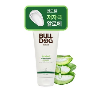[불독] 오리지널 쉐이브젤 (알로에 비건 진정 붉은피부용 지성 중성 건성), 1개, 175ml