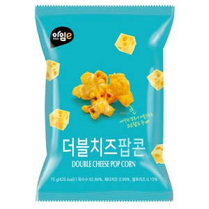 더블치즈 팝콘, 3개, 75g