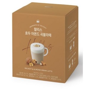 할리스 호두 아몬드 곡물라떼, 18g, 20개입, 1개