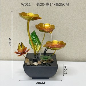 미니 인테리어 분수대 인공폭포 유럽풍 가정용 실내 장식품, W011