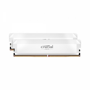 (포)마이크론 Cucial DDR5-6000 CL36 PRO Oveclocking White 패키지 대원씨티에스 (32GB(16Gx2)), 2개