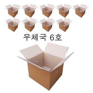 대명박스 우체국택배박스6호, 10개