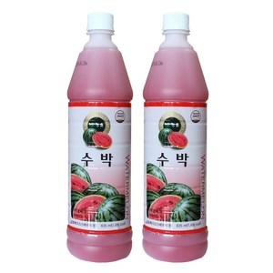 청솔 수박 원액 835ml / 음료베이스, 2개