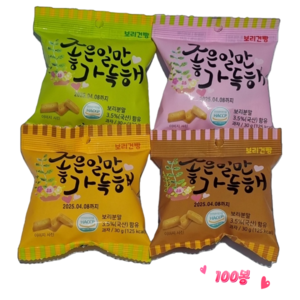 홍보건빵 좋은일만가득해 30g, 100개