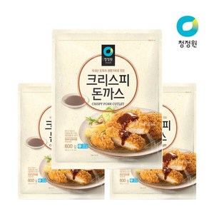 청정원 크리스피 돈까스 600g 3개