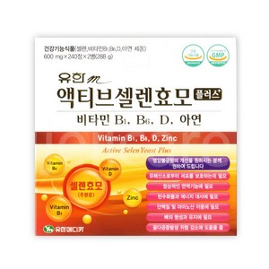 유한메디카 액티브 셀렌효모 플러스 480정, 288g, 1개