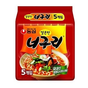 농심 얼큰한 너구리 120g, 1개