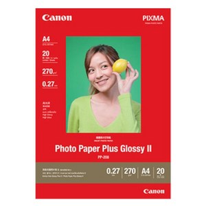 [Canon] 잉크젯전용 포토용지 PP-208 [A4/270g/1권X20매]