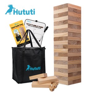 후투티 대형 젠가 나무 블록 HUTUTI TUMBLE TOWER 21x7x4cm 60블록, 1개