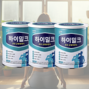 후디스 하이밀크 초유 균형영양식, 3개, 600g